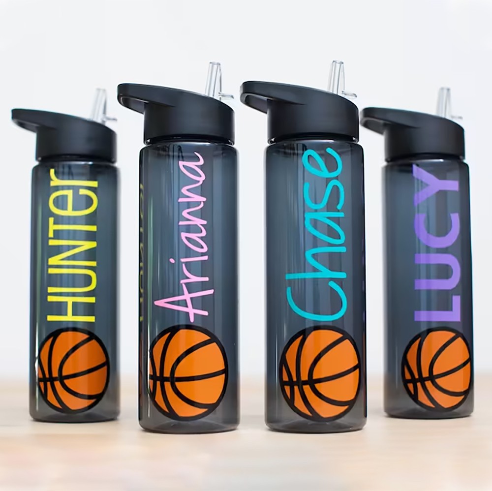 Basketball Water Bottle with Name