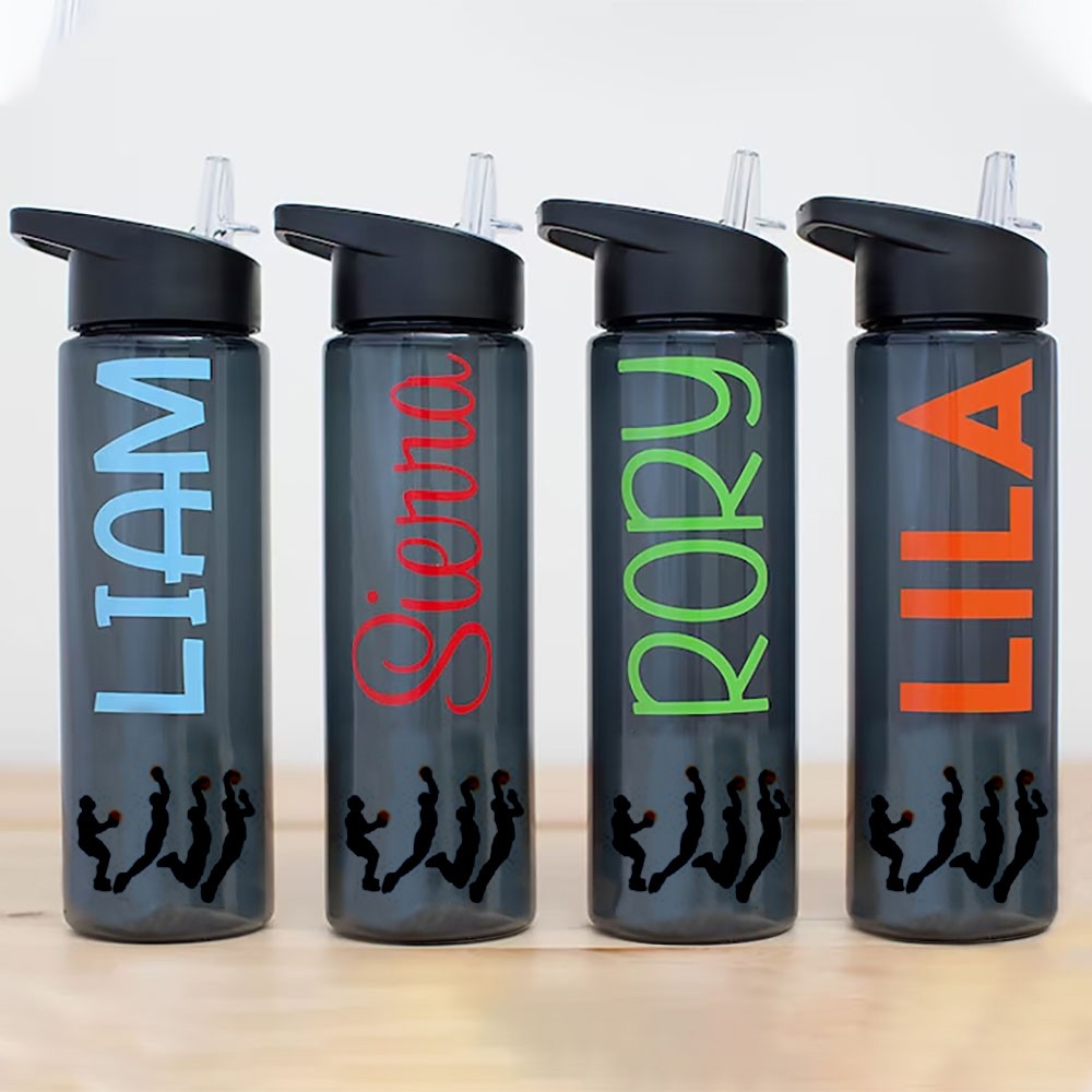 Basketball Water Bottle with Name