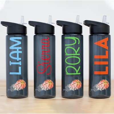 Basketball Water Bottle with Name